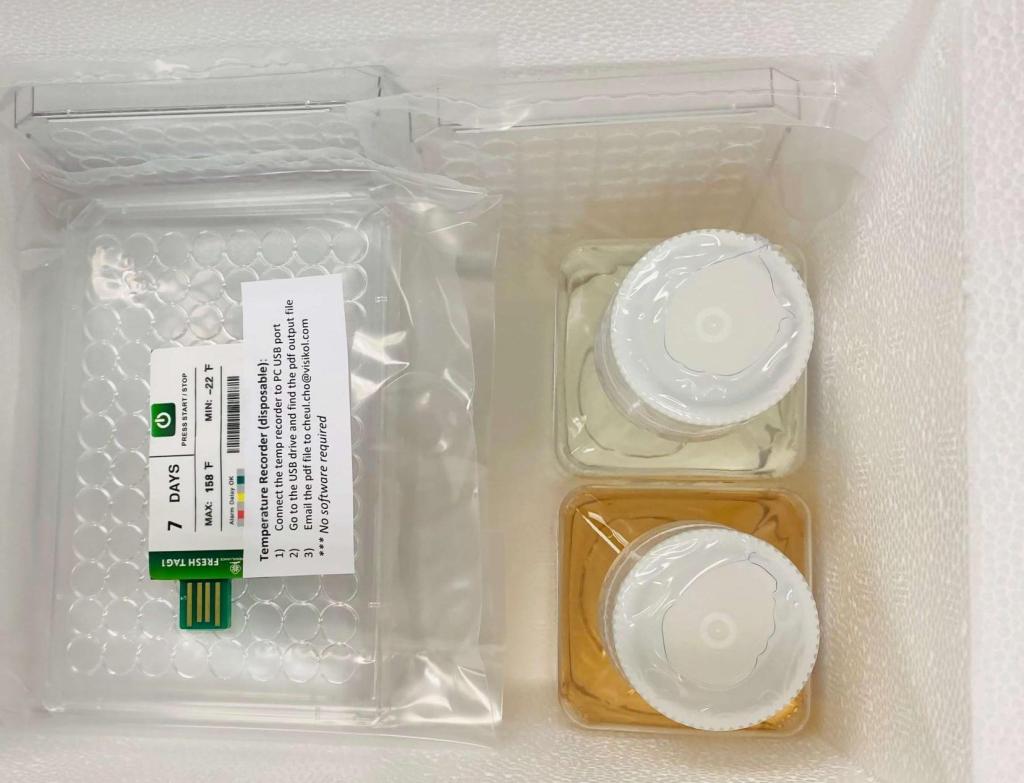 Hurel Products Inside Styrofoam Box