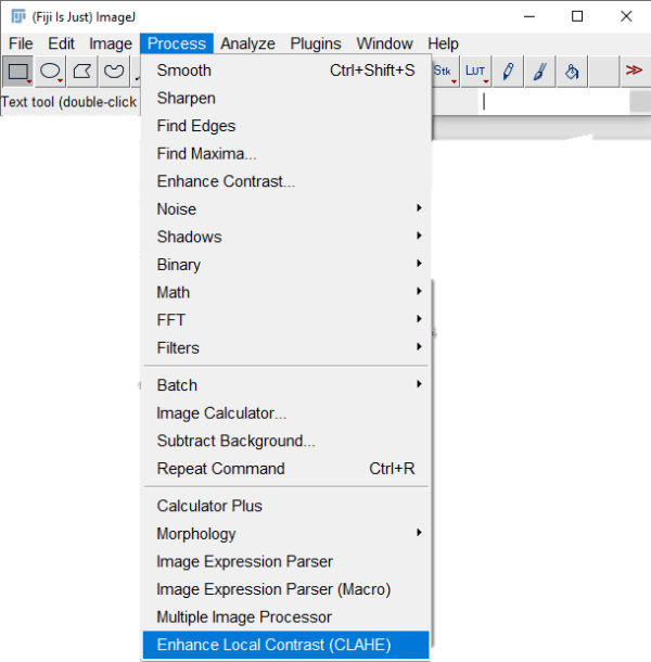 Enhance Local Contrast (CLAHE) filter